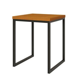 Mesa Lateral Para Sala 40x40 Iron EAX Móveis Cedro 