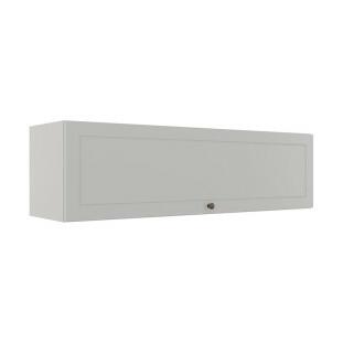Módulo Armário Aéreo 120cm 1 Porta Basculante 100% MDF Cozinha Provence Robel Branco/Branco Matte