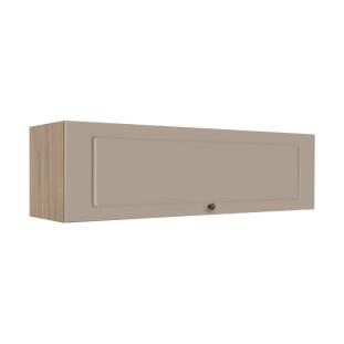 Módulo Armário Aéreo 120cm 1 Porta Basculante 100% MDF Cozinha Provence Robel Hanover/Fendi Matte
