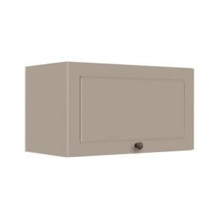 Módulo Armário Aéreo 60cm 1 Porta Basculante 100% MDF Cozinha Provence Robel Fendi/Fendi Matte
