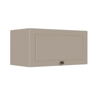 Módulo Armário Aéreo 70cm 1 Porta Basculante 100% MDF Cozinha Provence Robel Fendi/Fendi Matte