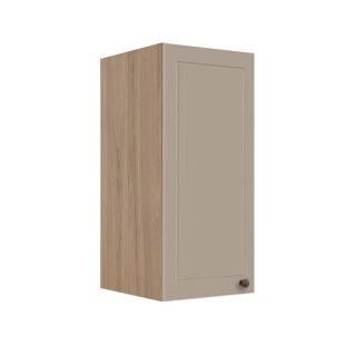 Módulo Armário Aéreo 68x30x34cm 1 Porta 100% MDF Cozinha Modulada Provence Robel Hanover/Fendi Matte