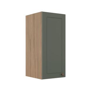 Módulo Armário Aéreo 68x30x34cm 1 Porta 100% MDF Cozinha Modulada Provence Robel Hanover/Sálvia Matte
