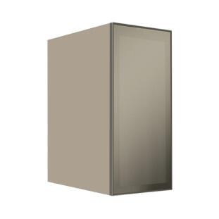 Módulo Armário Aéreo 68x30x56cm 1 Porta Vidro Reflecta Cozinha Modulada Robel Fendi