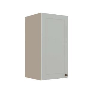 Módulo Armário Aéreo 68x35x34cm 1 Porta 100% MDF Cozinha Modulada Provence Robel Fendi/Branco Matte
