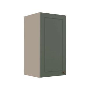 Módulo Armário Aéreo 68x35x34cm 1 Porta 100% MDF Cozinha Modulada Provence Robel Fendi/Salvia Matte