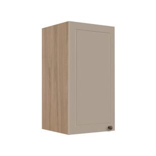 Módulo Armário Aéreo 68x35x34cm 1 Porta 100% MDF Cozinha Modulada Provence Robel Hanover/Fendi Matte