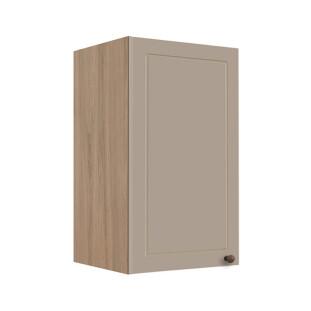 Módulo Armário Aéreo 68x40x34cm 1 Porta 100% MDF Cozinha Modulada Provence Robel Hanover/Fendi Matte