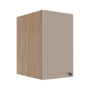 Módulo Armário Aéreo 68x40x56cm 1 Porta 100% MDF Cozinha Modulada Provence Robel Hanover/Fendi Matte
