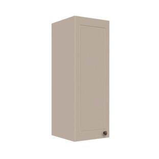 Módulo Armário Aéreo 88x30x34cm 1 Porta 100% MDF Cozinha Provence Robel Fendi/Fendi Matte
