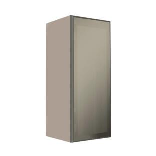 Módulo Armário Aéreo 88x35X34cm 1 Porta Vidro Reflecta Cozinha Modulada Robel Fendi
