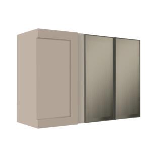 Armário Aéreo Canto Reto 68x100x36 Vidro Reflecta Cozinha Modulada Robel Fendi