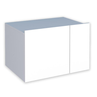 Módulo Suspenso Para Banheiro Porta e Gaveta 60x40x43cm Bliss 60 Cozimax Branco