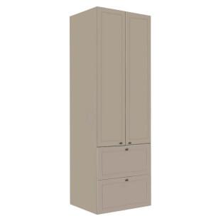 Módulo Paneleiro 172x70x56cm 2 Portas 2 Gavetas 100% MDF Cozinha Provence Robel Fendi/Fendi Matte