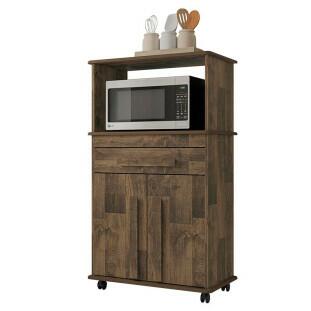 Balcão Multiuso Para Micro-ondas ou Forno 74cm Toronto RV Móveis Amadeirado