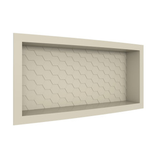 Nicho Parede Para Banheiro 60x27x9cm Termoplástico Cozimax Bege