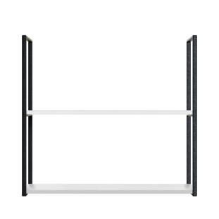 Módulo Nicho Metal 68x80x33cm 2 Prateleiras Cozinha Modulada Robel Branco