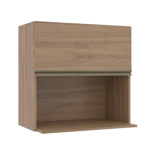 Módulo Armário Aéreo Nicho Micro-Omdas 68x70 100% MDF Cozinha Modulada Gold Robel Hanover/Hanover