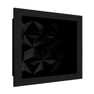 Nicho Para Banheiro 40x30X10 Mármore Sintético Cozimax Preto Textura