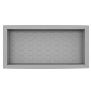 Nicho Para Banheiro 60x27x9.5 Termoplástico Cozimax Cinza