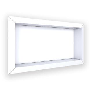 Nicho Para Banheiro 60x30x10 Porcelanato Polido Diamante Cozimax Branco Liso