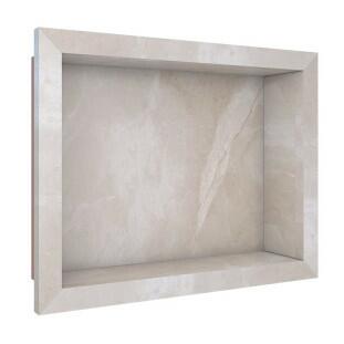 Nicho Para Banheiro 40x30X10 Porcelanato Polido Tradicional Cozimax Bege