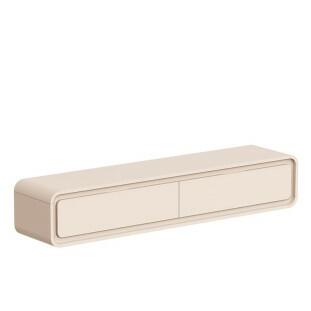 Nicho Rack Suspenso 135cm Cantos Arredondados Liv EDN Off White
