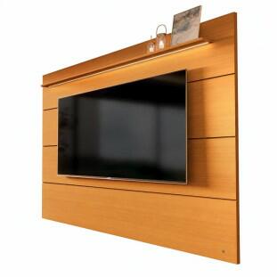 Painel Ripado Moderno Para TV 85¨ Com LED 218cm Bliss EDN 2.2 EDN Cedro