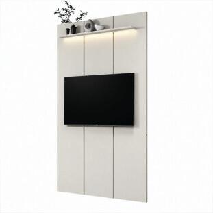 Painel Ripado Para TV até 50¨ LED 135cm Estone 1.4 EDN Off White