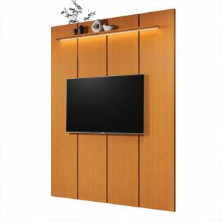 Painel Ripado Para TV até 75¨ LED 180cm Estone 1.8 EDN Cedro