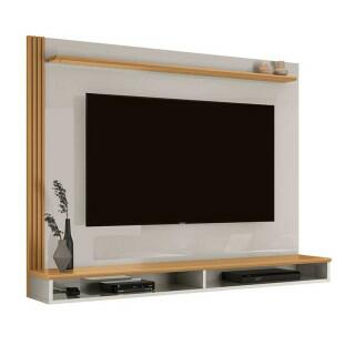 Painel Para TV Ripado 55 Pol 1.4 Ciccare EAX Móveis Fendi/Freijo