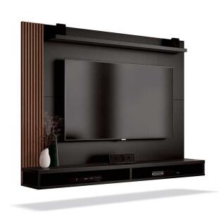 Painel Para TV até 50 Polegadas Dijon EDN Preto/Naturale
