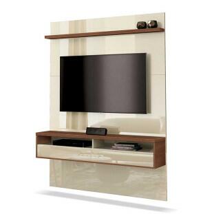 Painel Para TV até 50 Polegadas Milano EDN Off White/Naturale
