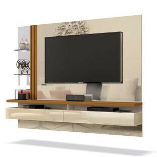 Painel Para TV até 60 Polegadas Murano EDN Off White/Cedro