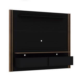 Painel Para TV Até 65 Polegadas Toronto 1.8 Gelius Preto/Madeirado