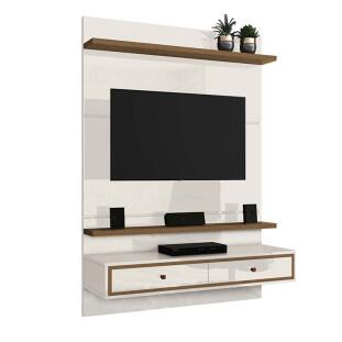 Painel Pequeno Para TV 42 Polegadas Treviso 105 EDN Off White/Naturale