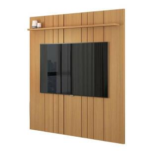 Painel Ripado Para TV 75 Polegadas 180cm Clean 1.8 EDN Freijo