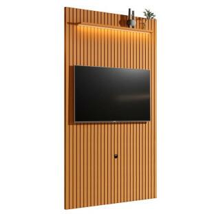 Painel Ripado 140cm Para TV até 55¨ Com LED Arbo 1.4 EDN Cedro