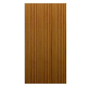 Placa Painel Ripado 3D 100% MDF 135cm x 250cm Requinte Gelius Naturale