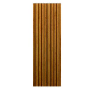 Placa Painel Ripado 3D 100% MDF 90cm x 250cm Requinte Gelius Naturale