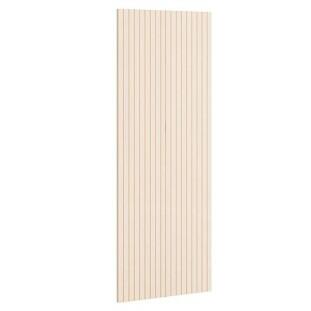 Placa Painel Ripado Madeira MDF 94cm x 240cm Arbo EDN Off White