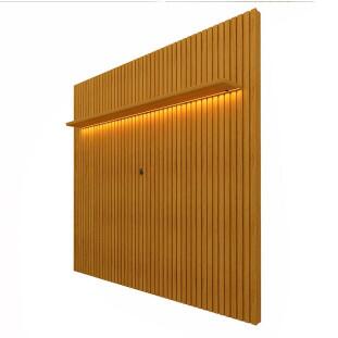 Painel Ripado Com LED 184x250 Para TV 75 Polegadas Nobre Gelius Naturale
