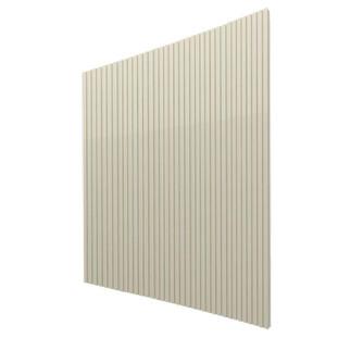 Placa Painel Ripado Nobre 250cm x 250cm Gelius Off White