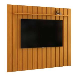 Painel Ripado Para TV 75 Polegadas 180 x 170 Brise EDN Cedro
