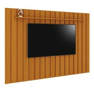 Painel Ripado Para TV 75 Polegadas 217 x 170 Brise EDN Cedro