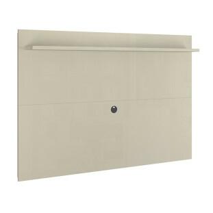 Painel Compacto 137cm Quarto Sala Para TV 55 Sirius 1.4 Patrimar Off White