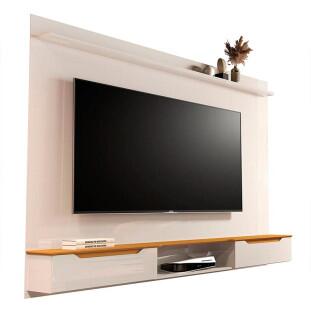 Painel Para TV 65 Polegadas 160cm Studio 1.6 EDN Off White/Cedro