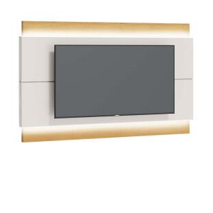Painel Para TV 65 Polegadas Com Led Classic 1.8 Imcal Off White/Nature