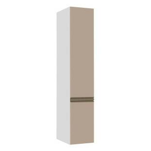 Módulo Paneleiro 40cm 2 Portas 208x40x56cm 100% MDF Cozinha Modulada Gold J Robel Branco/Fendi Matte