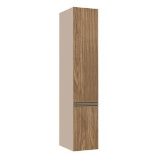 Módulo Paneleiro 40cm 2 Portas 208x40x56cm 100% MDF Cozinha Modulada Gold J Robel Fendi/Amendoeira BP
